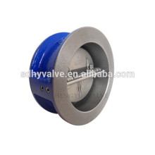 ductile iron wafer type dual plate/disc check valve